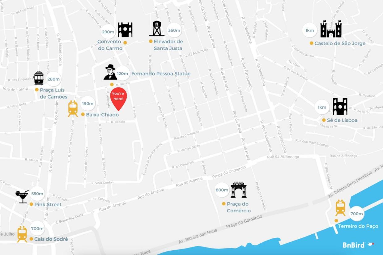 Chiado Prime Garrett Apartment Lisboa Eksteriør bilde